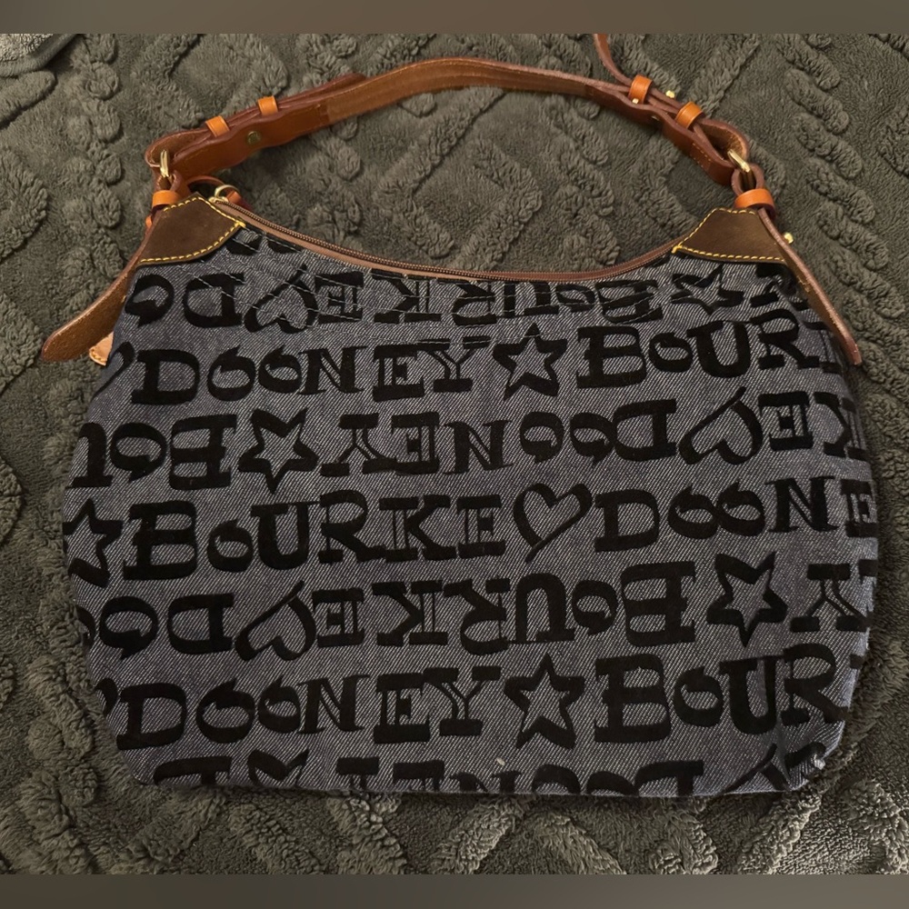 Dooney & Denim and Leather Shoulder Bag